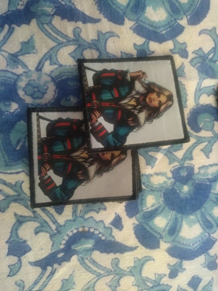 Gucci Stemma.misura 6×6cm  - Immagine 4 di 4