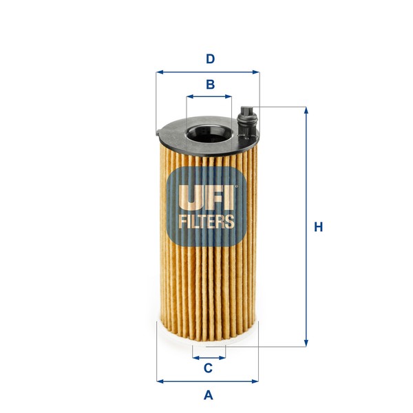 UFI ÖLfilter 25.188.00 Passend FüR BMW 1Er 118I 116I 118D X3 Toyota Supra-image