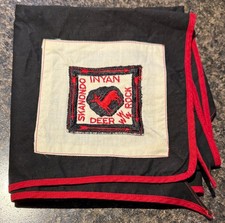 OA Lodge 256 Skanondo Inyan Deer Rock Patch on Neckerchief Boy Scout  TT1