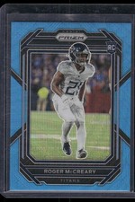 2022 Panini Prizm #382 Roger McCreary Blue Wave #/199