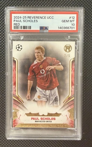 Paul Scholes #12 2024 Topps Reverence UEFA card