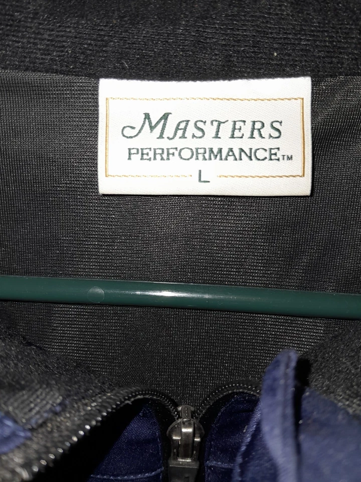 MASTERS Performance Pullover Blue 1/4 Zip Augusta Natl. Golf Tournament Men’s L - Image 2 of 4
