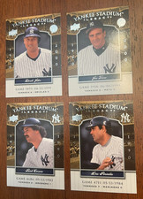 Lot of 8 Cards - 2008 Upper Deck SP Authentic Baseball - Yankee Stadium Legacy
