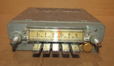 Vintage Ford FoMoCo AM Radio Truck Car Chrome Push Button Untested