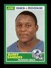 1989 SCORE #257 BARRY SANDERS RC LIONS
