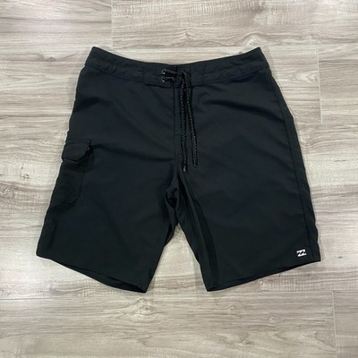 Billabong Board Shorts Mens 32 Black Quick Dry Recycler All Day Pro Surf Hybrid