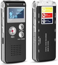 Lecture Digital Voice Recorder Dictaphone Audio MP3 Sound Mini Spy Recorder Mic