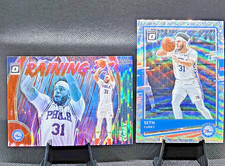 2020-21 Donruss Optic SETH CURRY Raining 3s Red Pulsar #9 + Silver Wave #113 [2]