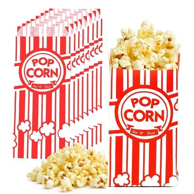 110 Pcs Paper Popcorn Bags, 1 oz Popcorn Bags Individual Servings, Bulk Pop Corn
