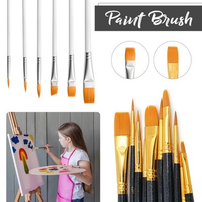6/10 Stück Kunst Pinsel Aquarell Pinsel Set Künstlerpinsel Ölfarbe