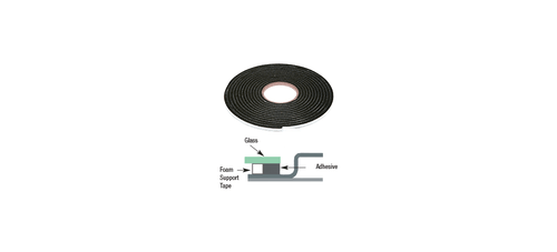 Double-Sided Adhesive Windshield Support Foam Tape - 1/4" x 16' - pack of 12 - Picture 2 of 3