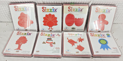 SIZZIX PROVO LARGE HOLIDAY CHRISTMAS, EASTER, HALLOWEEN, ETC  DIES FREE SHIPPING
