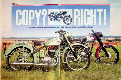 Motorrad Classic 03/2001 BSA Bantam in einer seltenen Vorstellung auf 6 Seiten