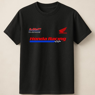 #ad #ad Honda Racing HRC Motorsport Team Graphic Unisex T Shirt $18.99