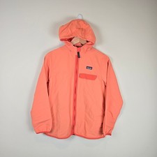 Patagonia Kids Baggies Jacket Size XL/14 Coho Coral Pimento Red