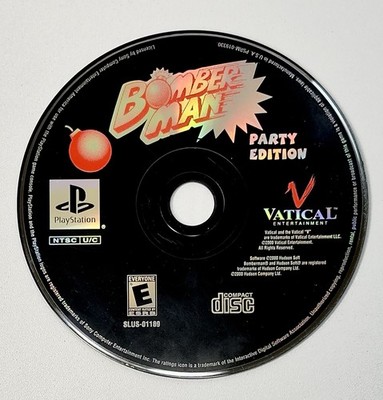 Bomberman Party Edition (Sony PlayStation 1, PS1, PS2, 2000) DISC ONLY!