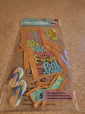 Jolee's Boutique/A Day at the Beach~Beach Chair dimensional stickers