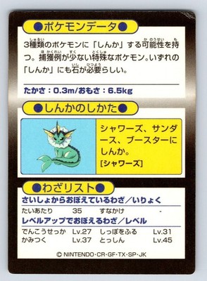 Eevee Meiji Get Holo Foil Promo 1997 Japanese Pokemon Card HP55