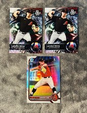 Landon Sims 2022 Bowman Draft 1st Silver Refractor - Bomwan Platinum Ice Holo