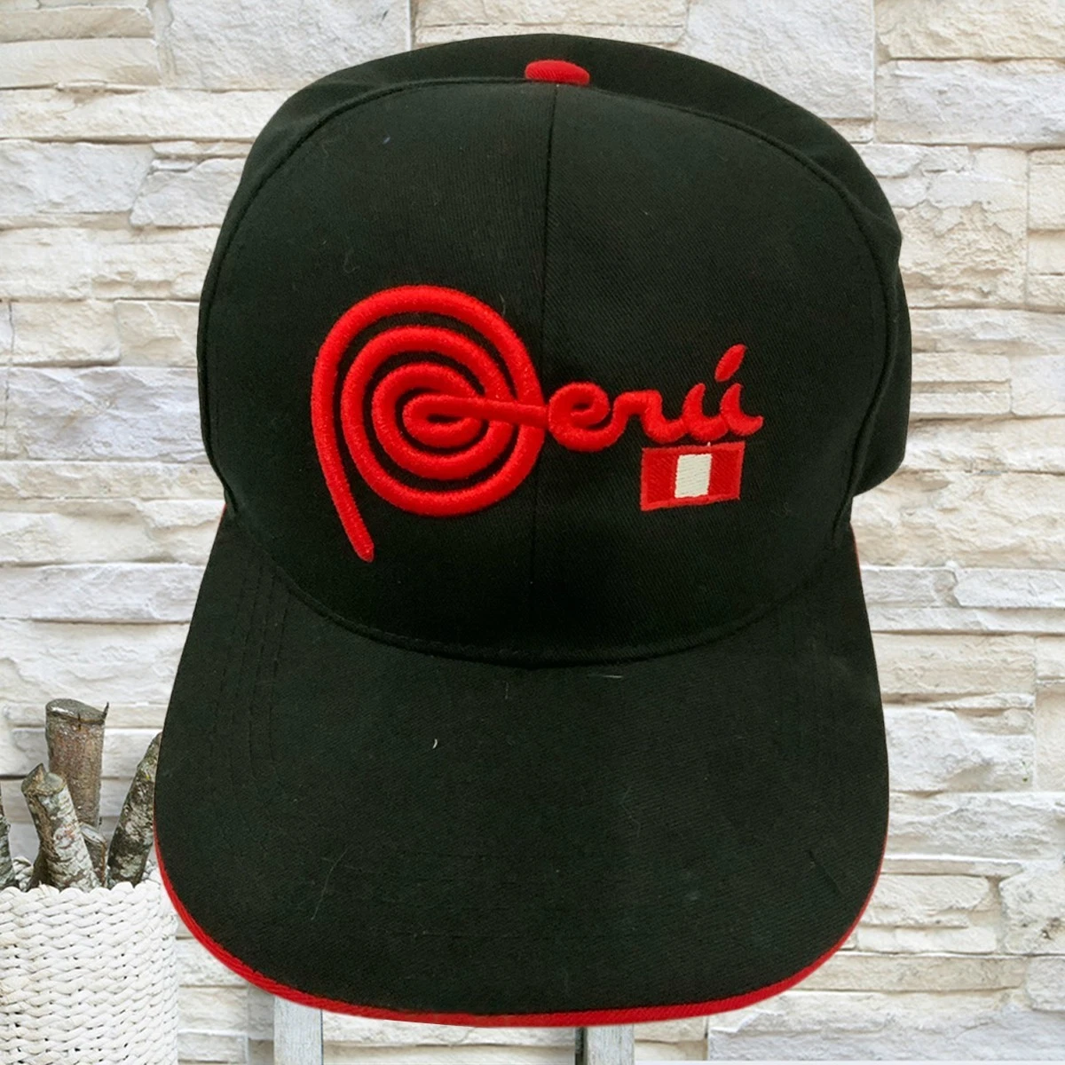 Stampa Con Silhouette Di Babbo Natale In Berretto Rosso Fiocchi Di Neve Componente Di - Foto 6