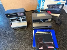 2 Polaroid Cameras - Spirit 600 and Spectra 2 Perfect Condition-Untested No Film