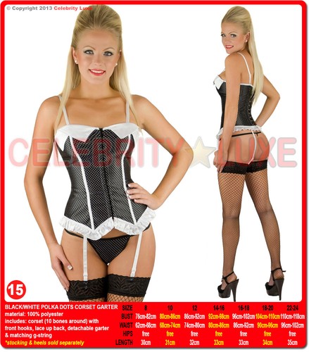 New Ladies Burlesque Corset Rockabilly Moulin Rouge Fancy Dress Costume Overbust - Picture 27 of 30