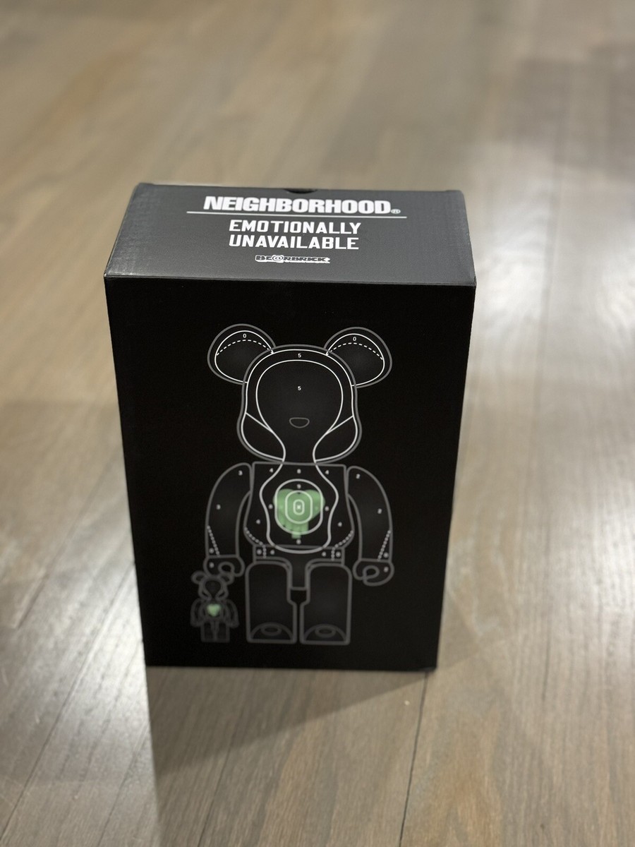 EMOTIONALLY UNAVAILABLE x NEIGHBORHOOD BEARBRICK 400% +100 EMOTIONALLY UNAVAILABLE x NEIGHBORHOOD BEARBRICK 400% +100