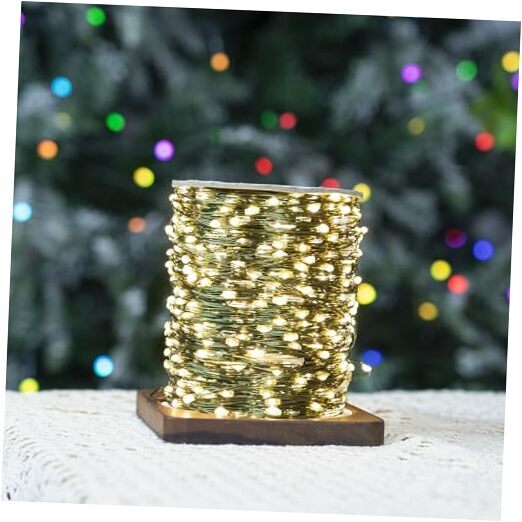 328Ft 1000 LED Fairy Lights Plug in with Remote and Timer, Waterproof 328FT