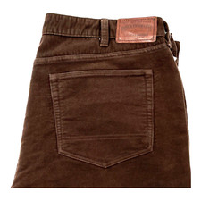 Polo Ralph Lauren Country Men Brown Corduroy Cotton YKK Zipper Pants 40W x 27L