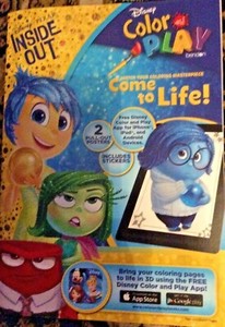 Disney Pixar Inside Out Color and Play Coloring Book with Activities | eBay
