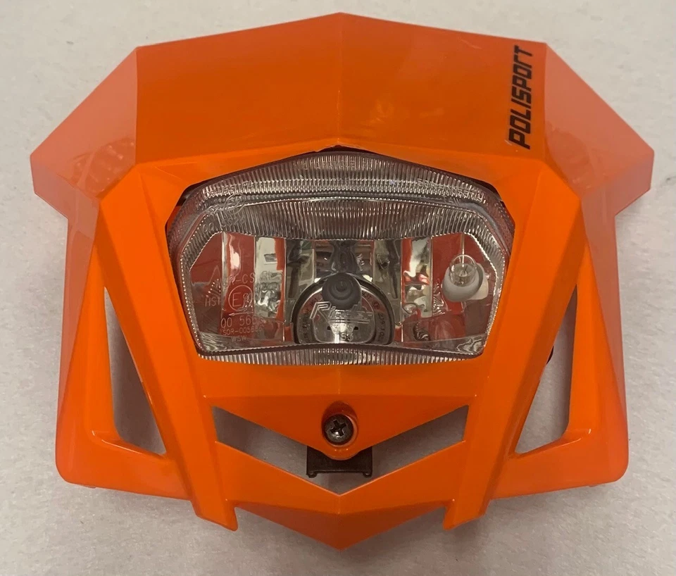 Maske Polisport Lmx Orange Motorrad Enduro - Halogenlampe - Bild 3 von 4