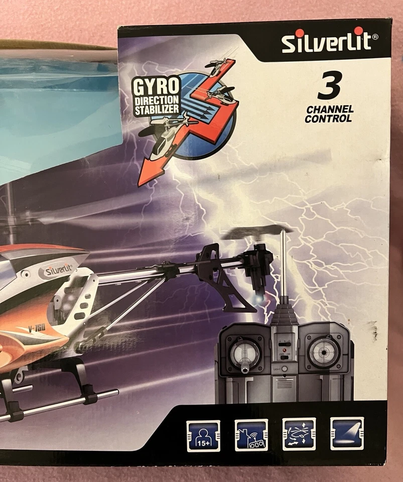 SilverLit Power in Air Sky Eye 2.4GHz 3 Channel Control RC Helicopter Autostable - Image 4 of 4