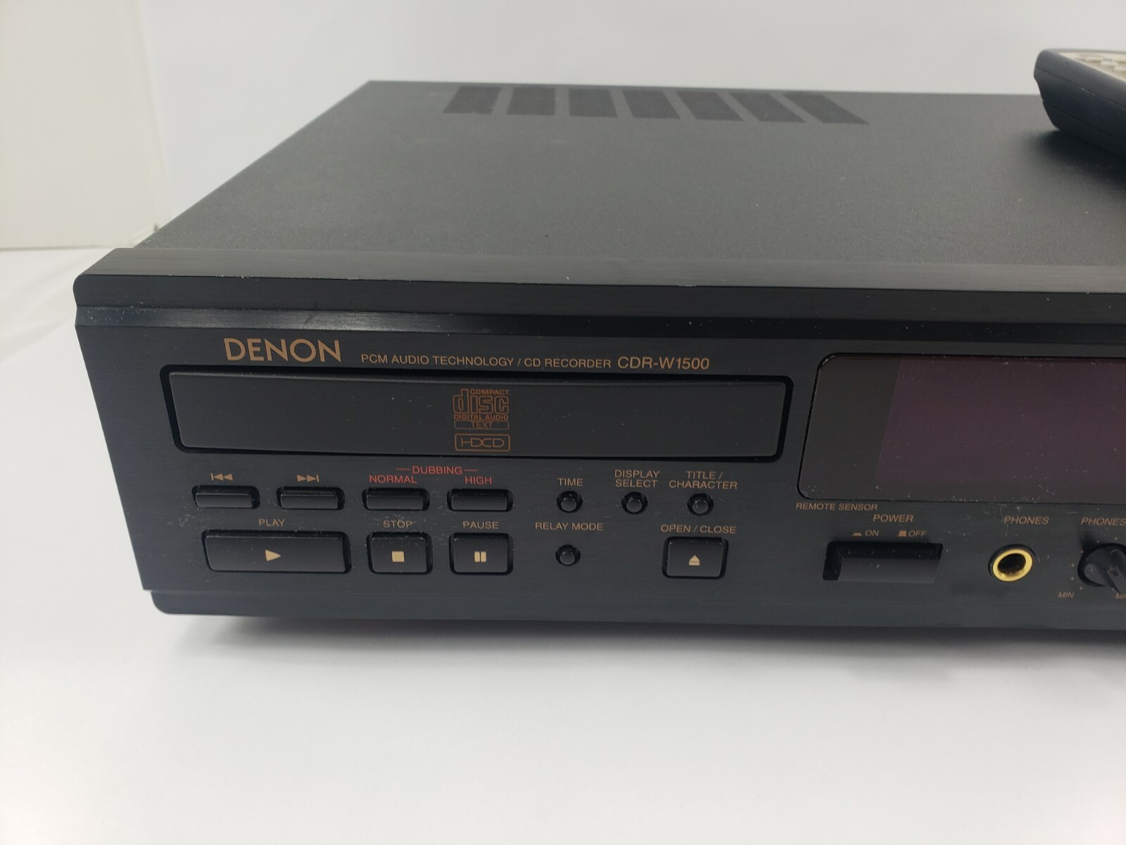 DENON デノン｜CDレコーダー CDR-W1500 2CD搭載で1台でCDを高