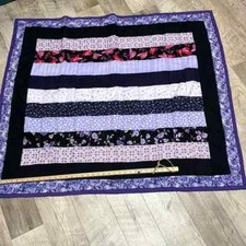 Purple Striped Quilt