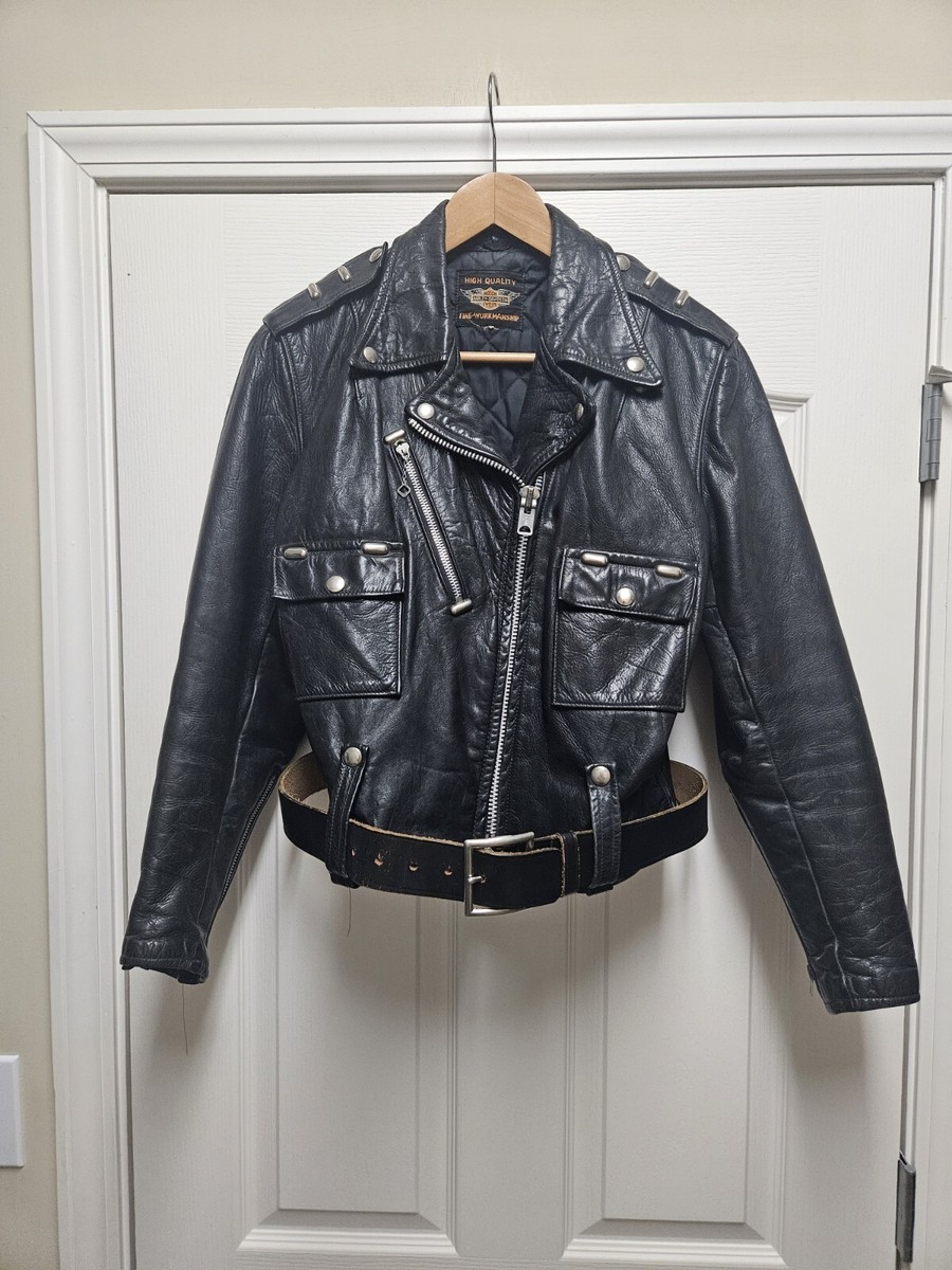 Vintage Harley Davidson Cycle Queen Black 1950