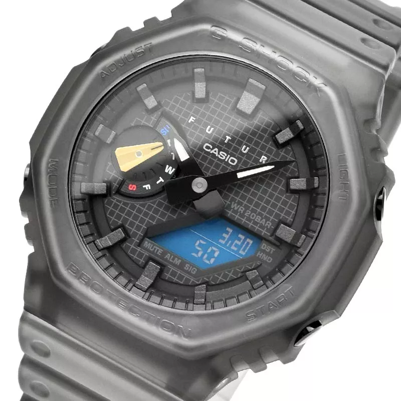 CASIO G-SHOCK GA-2100FT-8AJR FUTUR Collaboration Model Watch Octagon Bezel Men's