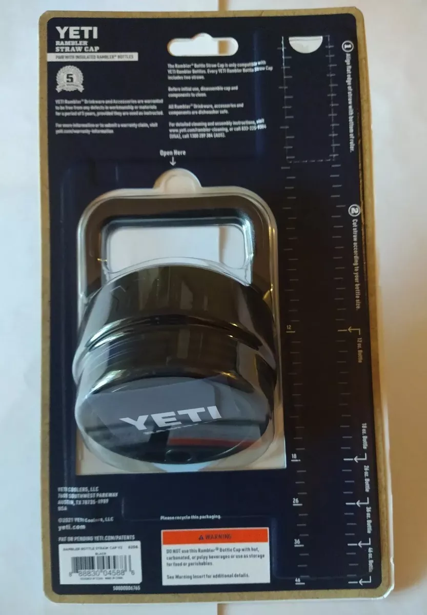 Yeti Rambler Straw Cap (Lid) #4266 Lid Fits All Ramblers w/Screw on Lid