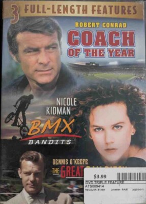 3 Full Features-Coach Of The Year / BMX Bandits /  The Great Dan Patch (DVD)
