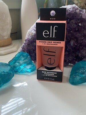 Elf Power Grip Primer + 4% Niacinamide   0.5 Fl Oz 15ml Travel Size Clear