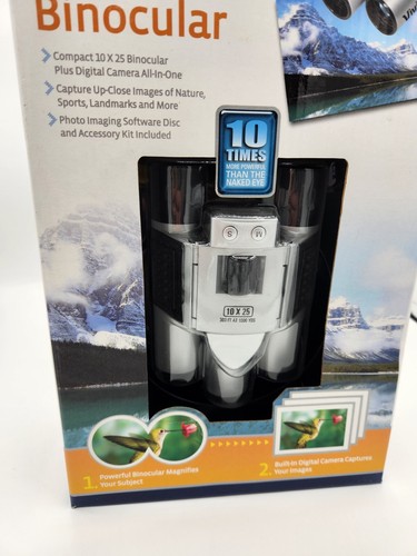 Vivitar 1611211 Digital Camera Binoculars 10x25 - LCD Screen, NIB, Vintage 2008 - Picture 2 of 4