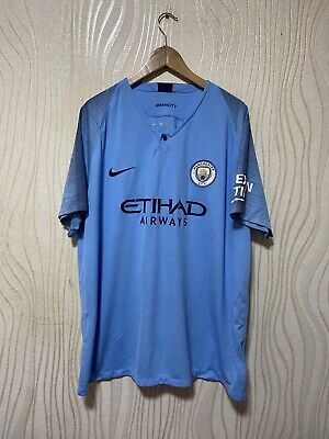 MANCHESTER CITY 2018 2019 HOME FOOTBALL SHIRT SOCCER JERSEY MANCHESTER CITY 2018 2019 HOME FOOTBALL SHIRT SOCCER JERSEY