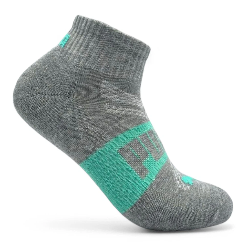 Meias femininas Puma quarter crew meia tornozelo 6 pares - Imagem 4 de 4