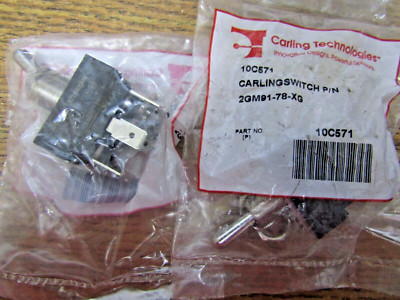 🔥 2) NEW CARLING TECHNOLOGIES 2GM91-78XG TOGGLE SWITCH 3 POSITION ...