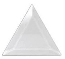 2" Triangle Clear Glass Bevels Box of 30 B2T