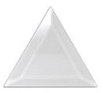 2'' Triangle Clear Glass Bevels Box of 30 B2T