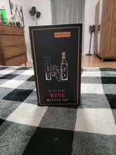 Tomeem Electric Wine Opener Set 4 in 1 With Rechargeable Wine Opener, Aerator