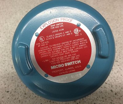 Interrupteur étanche Honeywell Micro Switch - Modèle Antidéflagrant - Neuf En Boîte