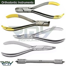 Orthodontic Instruments Distal End & Hard Wire Cutter TC Wire Bending Pliers