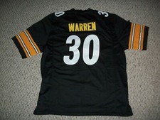 JAYLEN WARREN Unsigned Custom Black Pittsburgh Sewn New Football Jersey Sz S-3XL