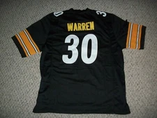 JAYLEN WARREN Unsigned Custom Black Pittsburgh Sewn New Football Jersey Sz S-3XL